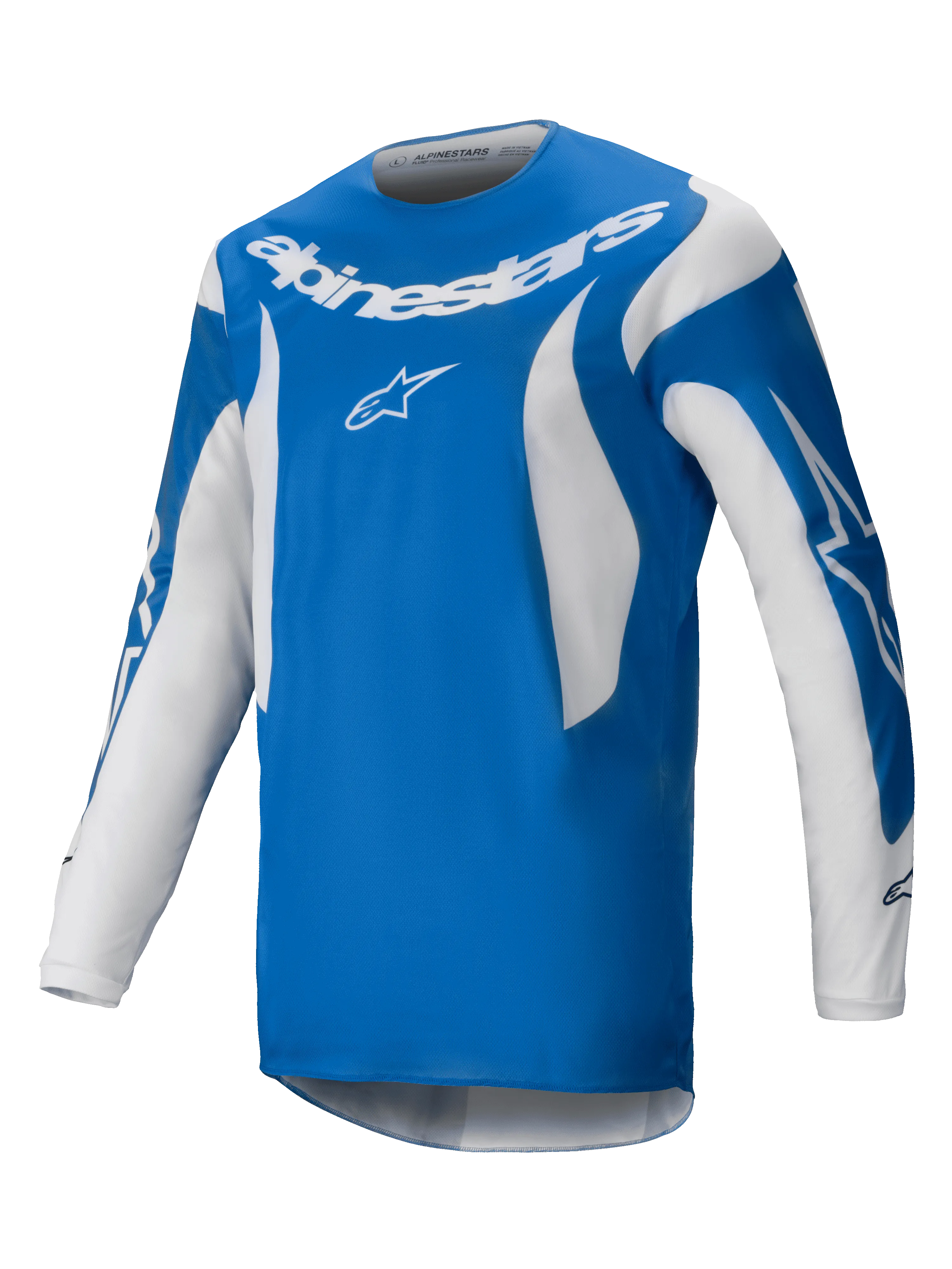 2025 Alpinestars Fluid Haul Motocross Jersey Blue White