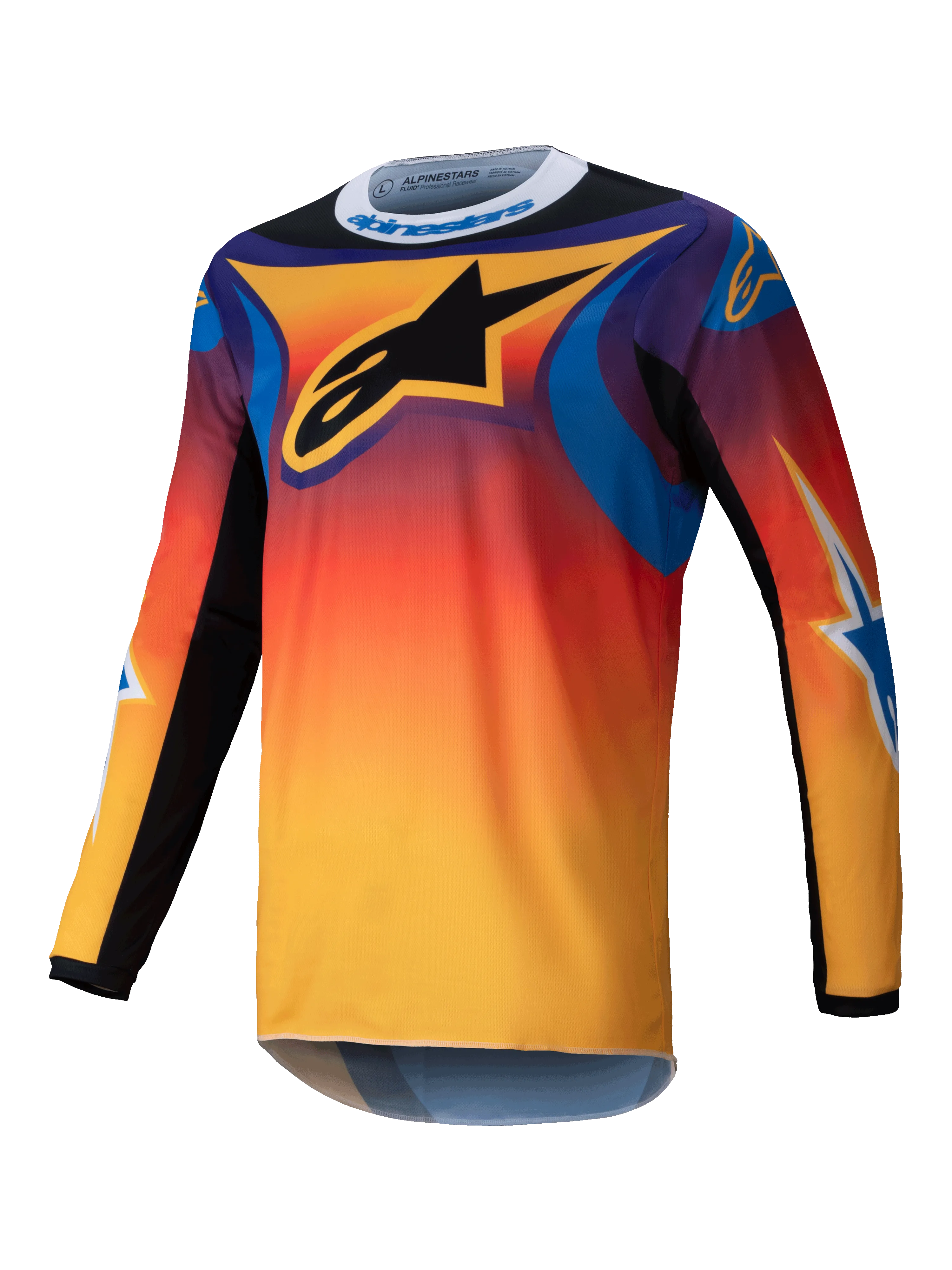 2025 Alpinestars Fluid Wurx Motocross Jersey Multicolor