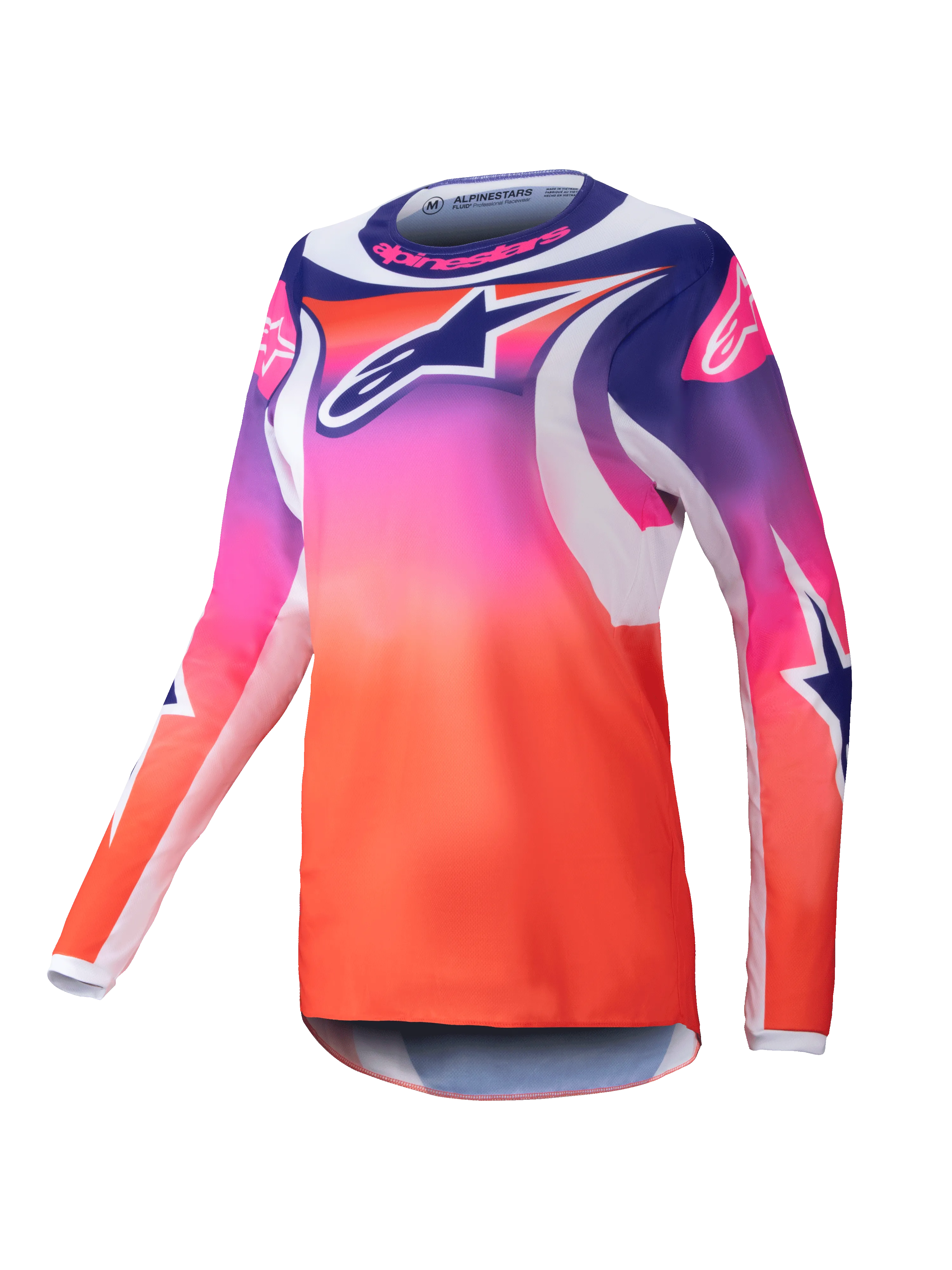 2025 Alpinestars Stella Womens Fluid Wurx Jersey Multicolor White