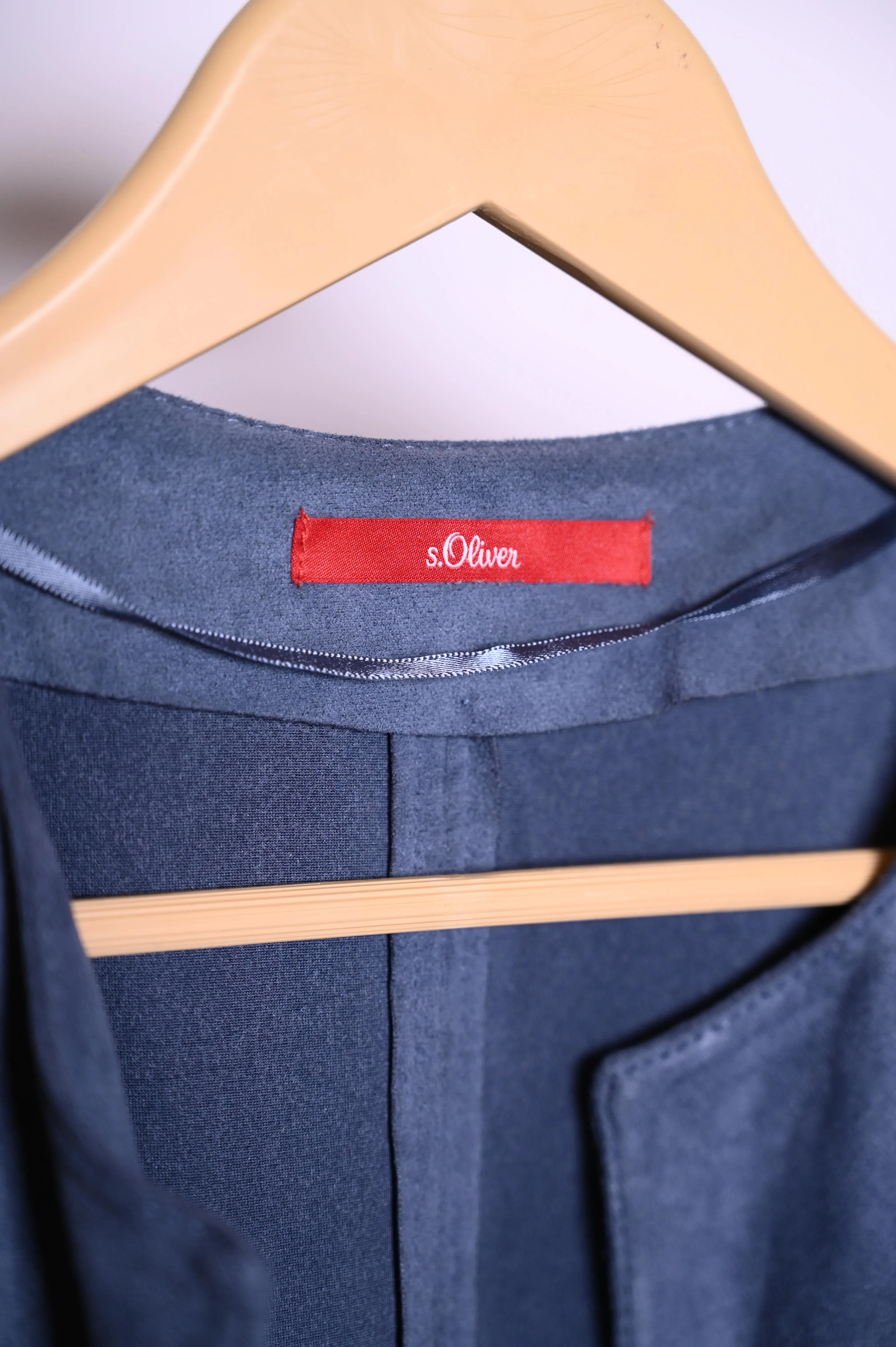 Blue Polyester Shrug