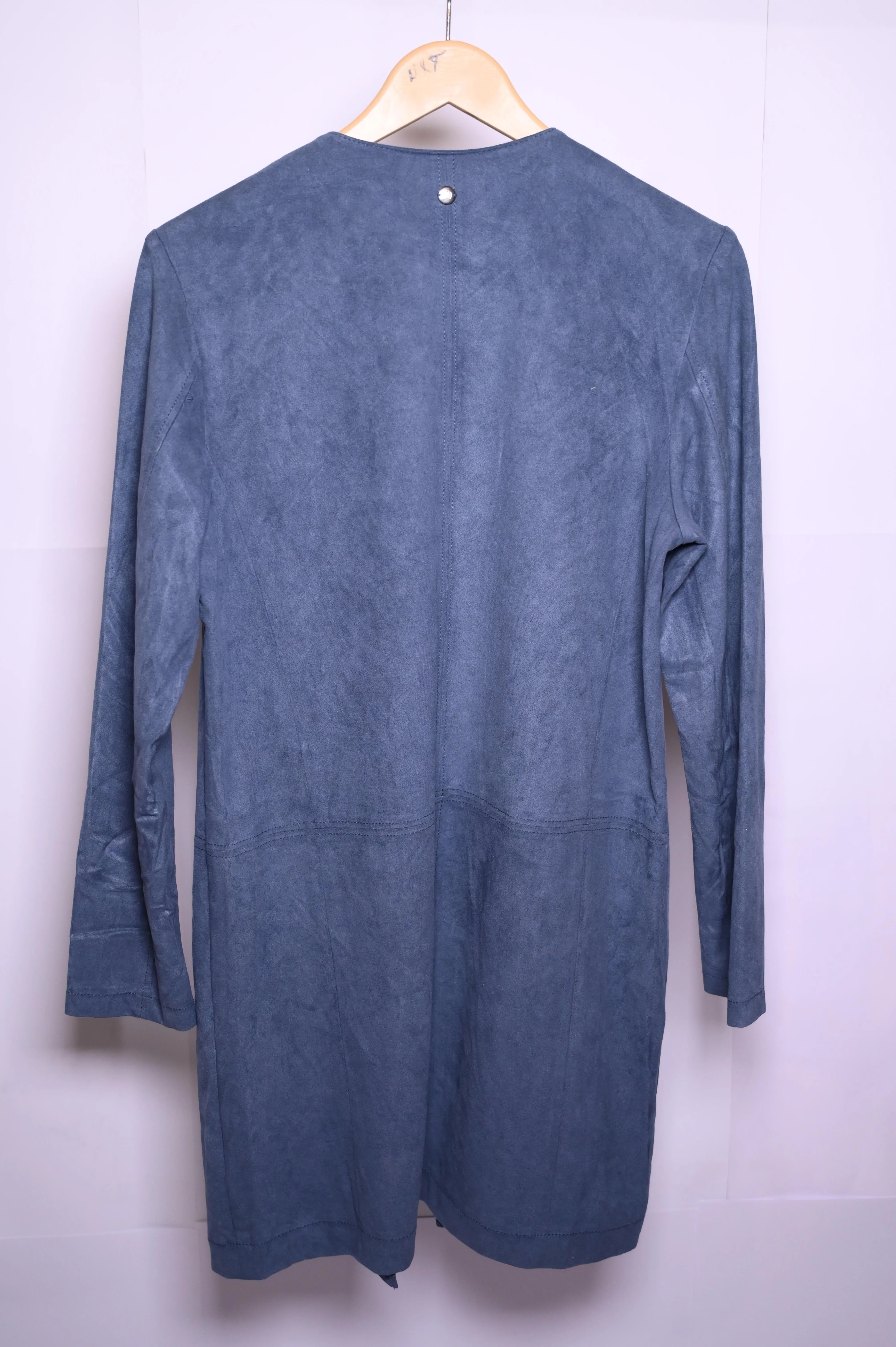 Blue Polyester Shrug