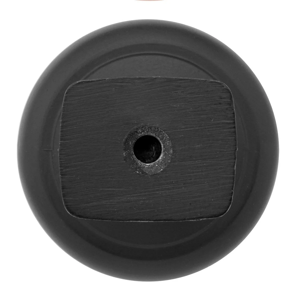 Diversa Matte Black Round Solid Cabinet Knob - 10 PACK