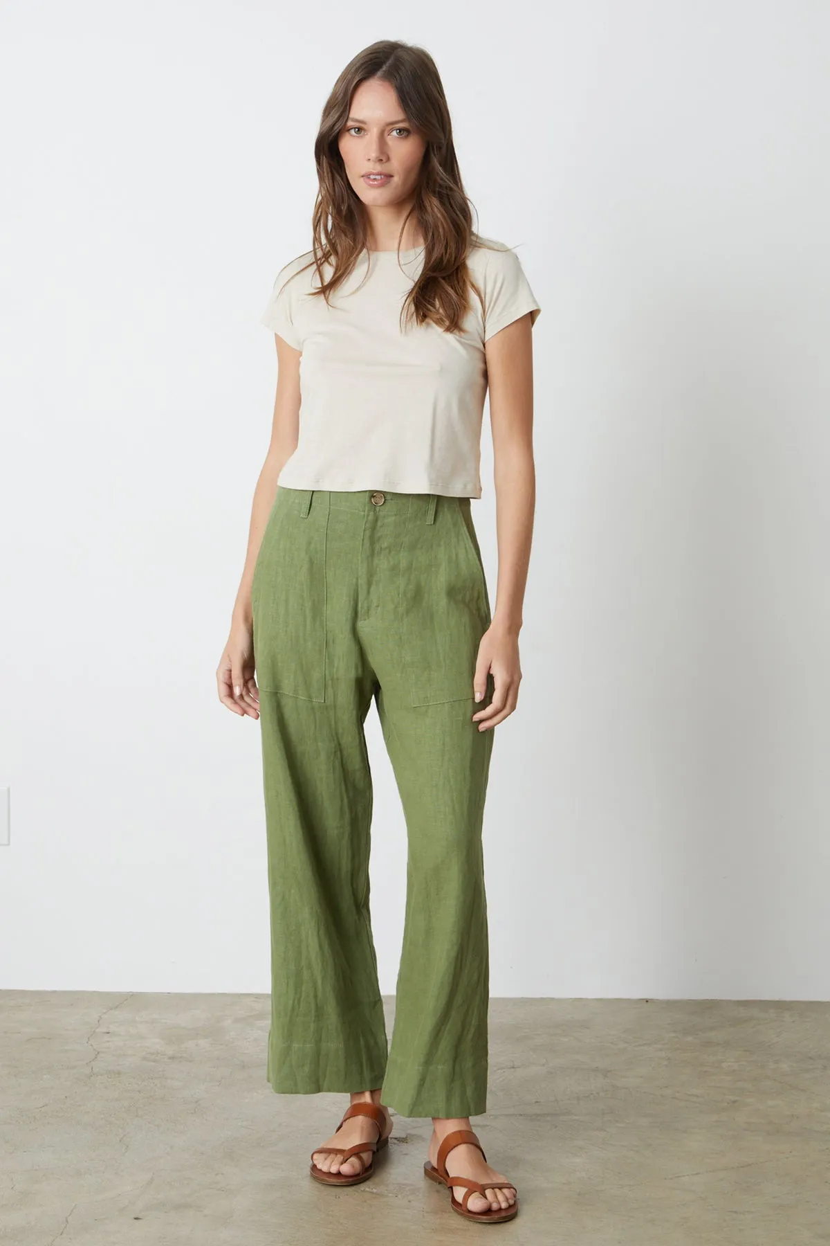 DRU HEAVY LINEN PANT