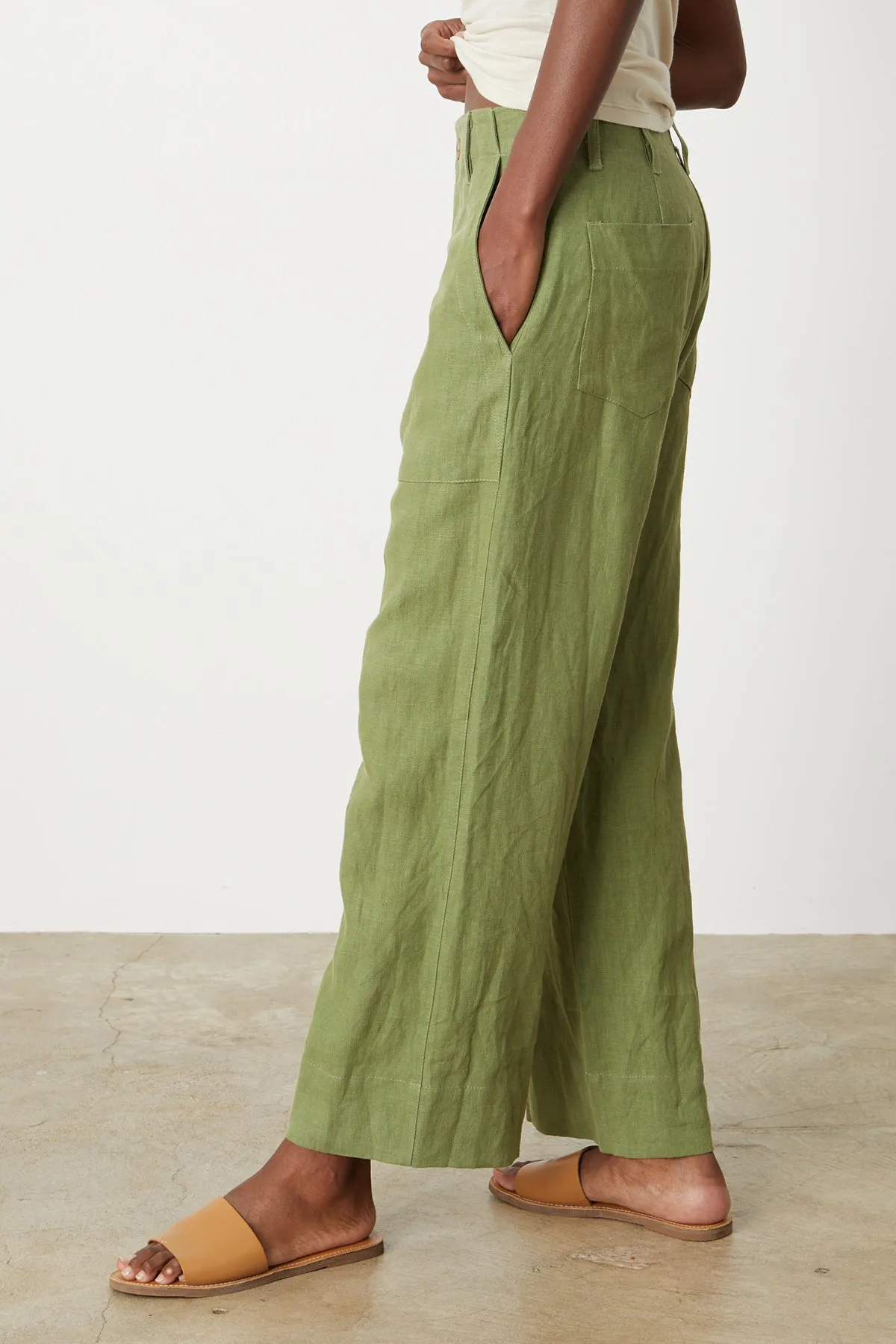 DRU HEAVY LINEN PANT