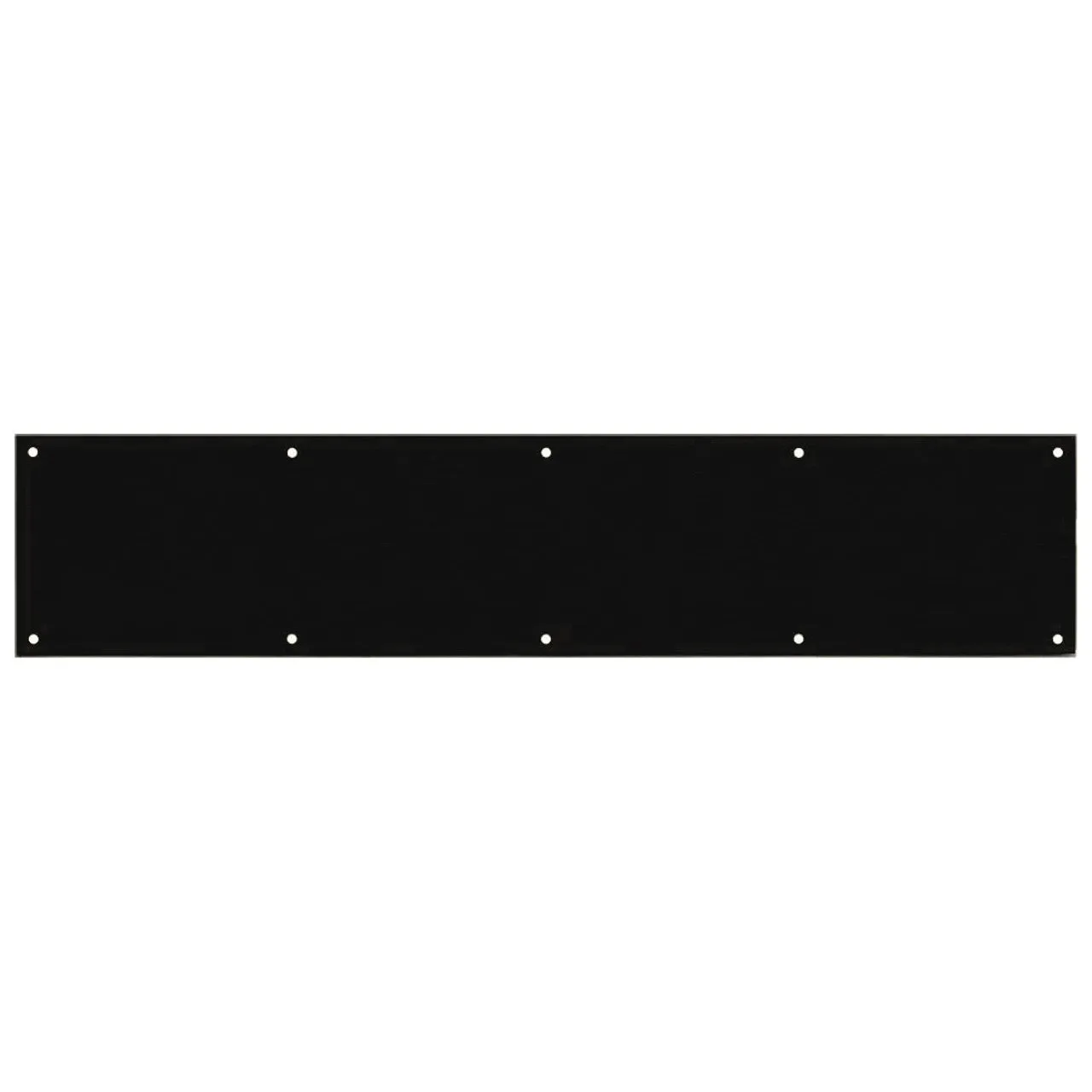 Flat Black Door Kick Plate