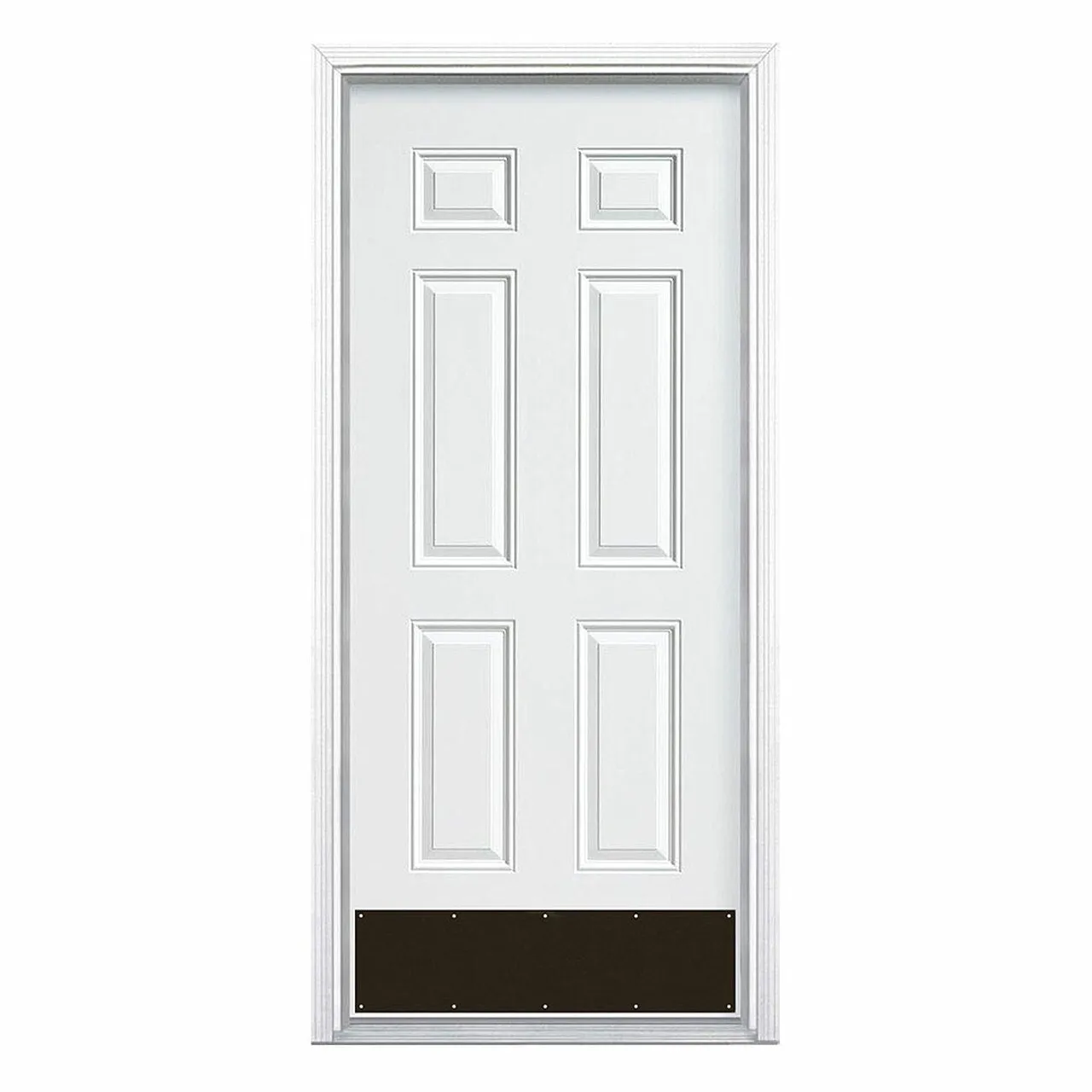 Flat Black Door Kick Plate