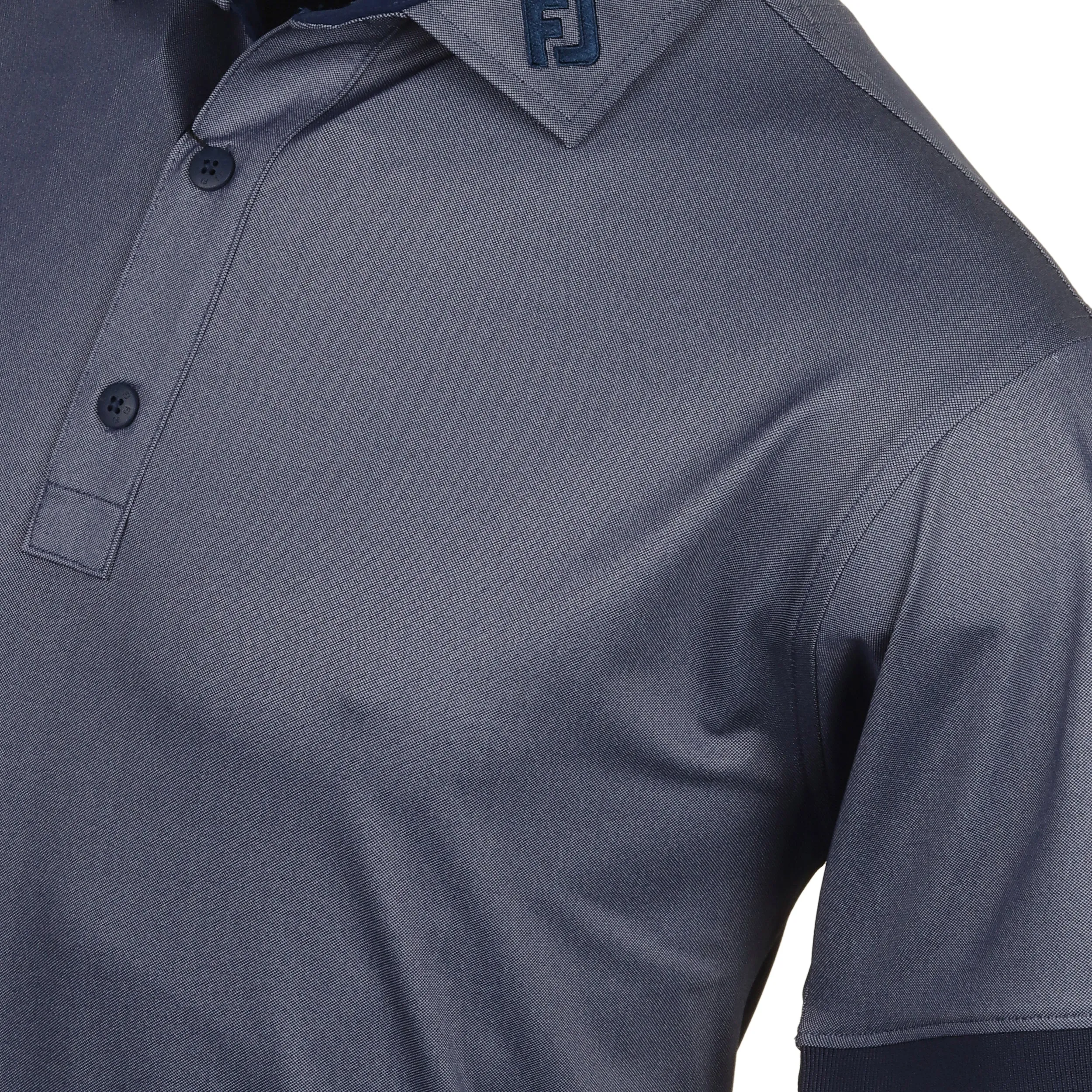 FootJoy Banded Birdseye Pique Golf Shirt