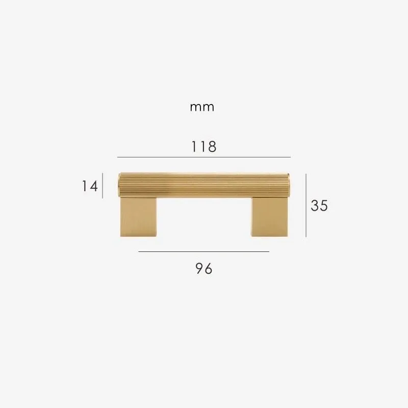 GRAFO Solid Brass Handles