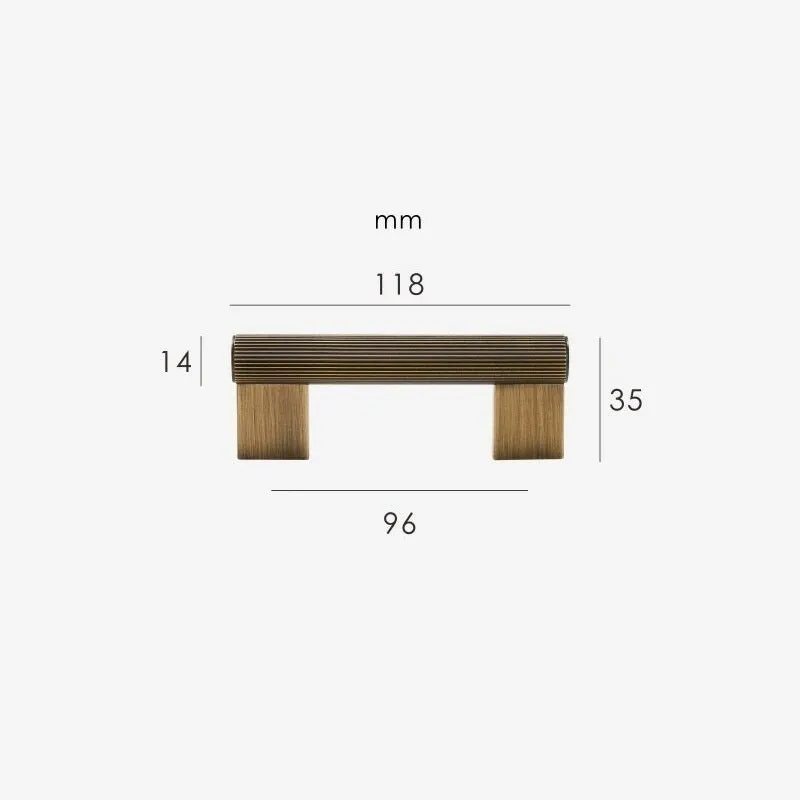 GRAFO Solid Brass Handles