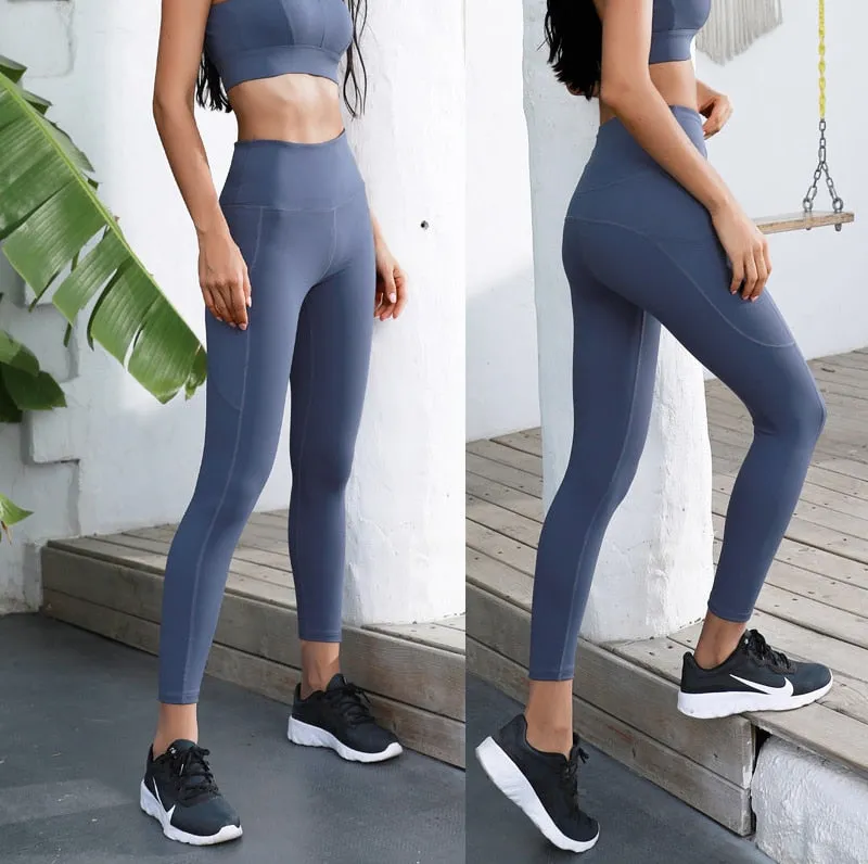 Gym Butt Lifting Workout Leggings Fitness Pants Legging Push Up Christmas Yoga Leggins Sport Gym Clothing