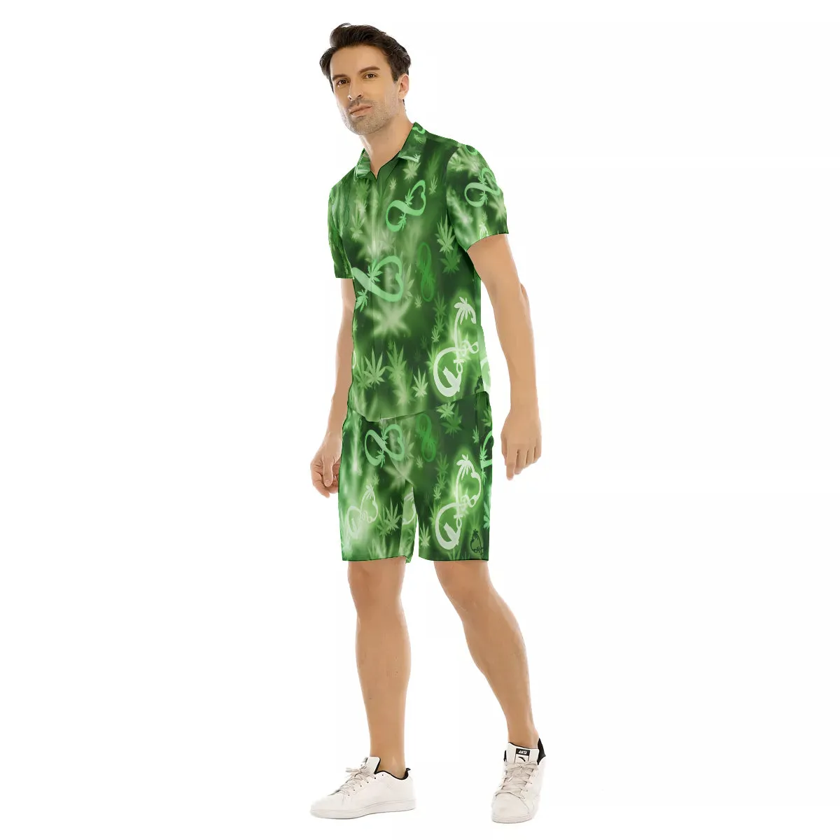 INFINITY GREEN Men's Short Sleeve Shirt Sets
