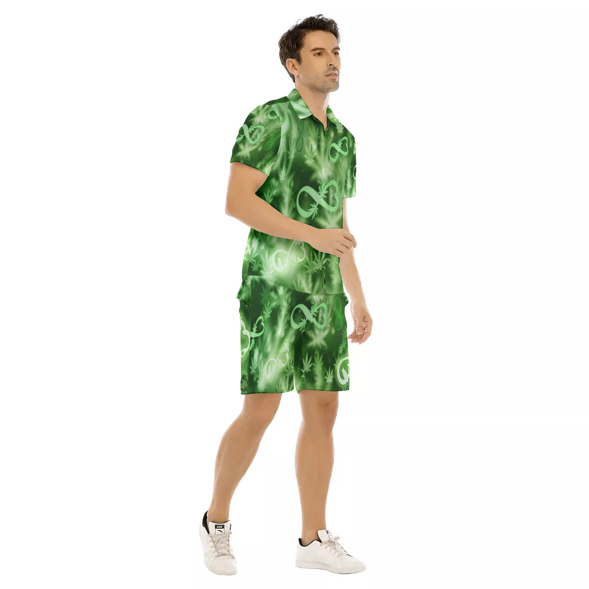 INFINITY GREEN Men's Short Sleeve Shirt Sets