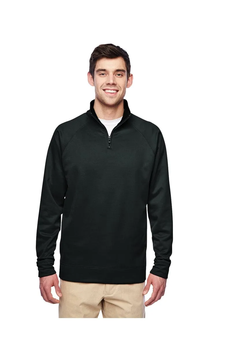 Jerzees PF95MR: Adult 6 oz. DRI-POWER(r) SPORT Quarter-Zip Cadet Collar Sweatshirt