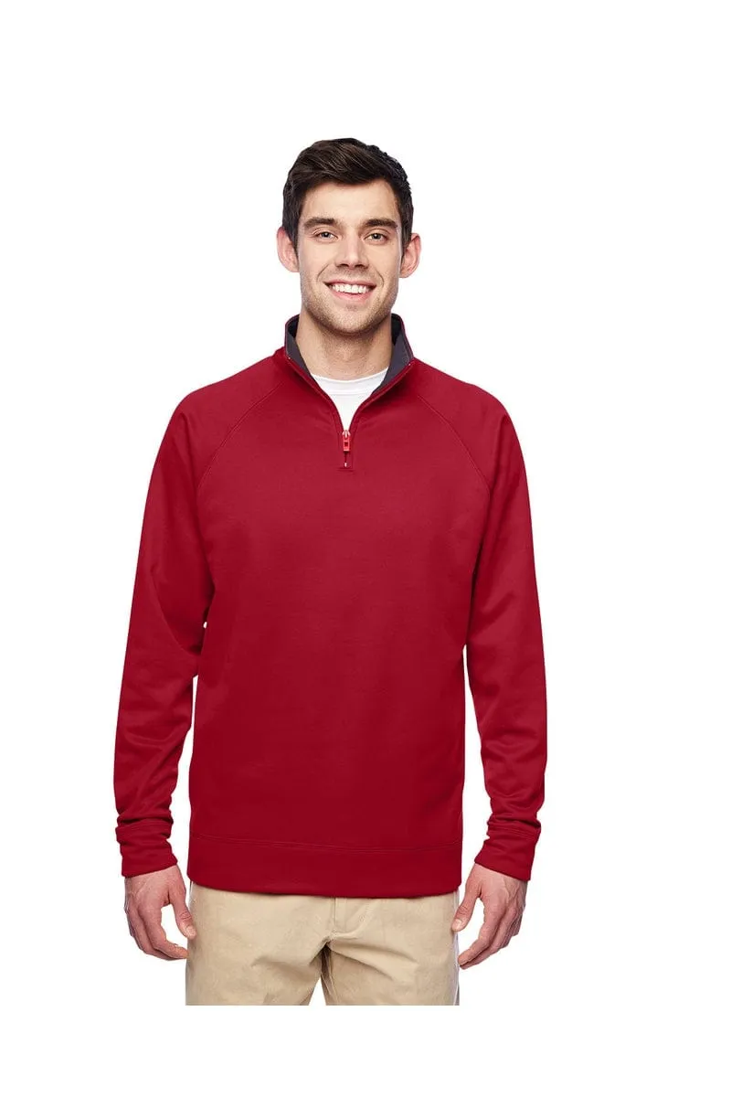 Jerzees PF95MR: Adult 6 oz. DRI-POWER(r) SPORT Quarter-Zip Cadet Collar Sweatshirt