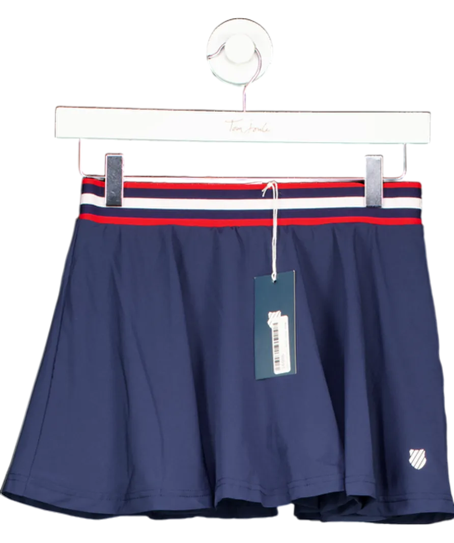 K Swiss Blue Heritage Sport Skirt UK XXS