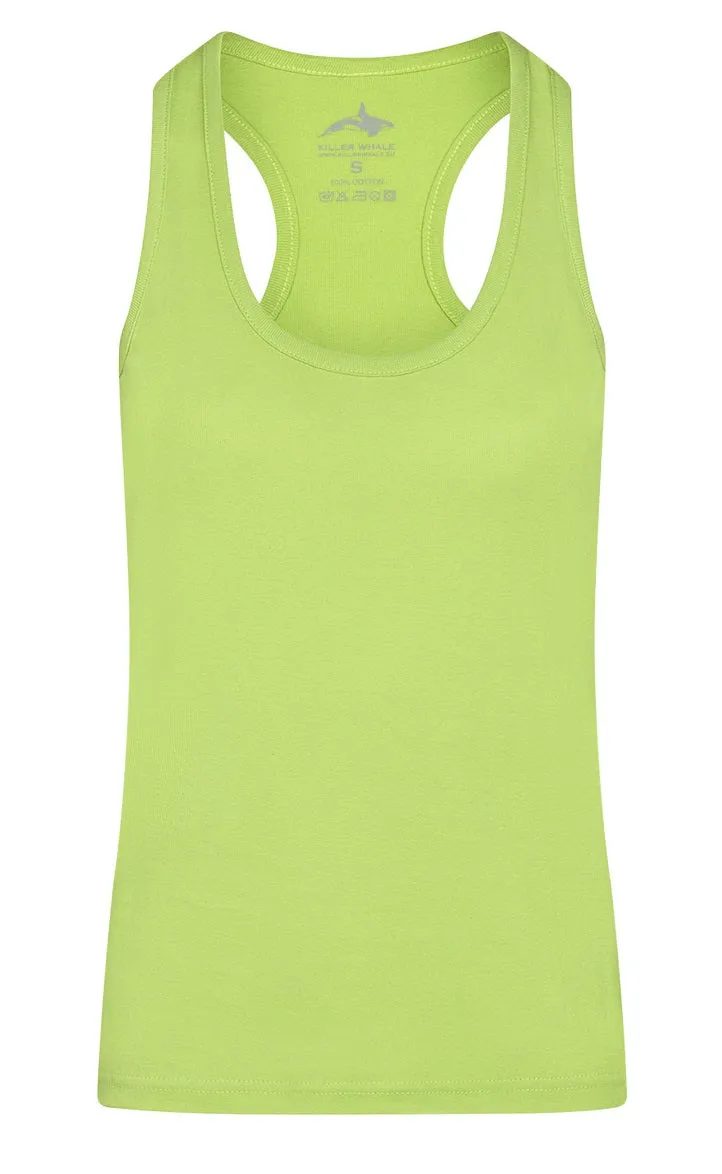 Killer Whale Cotton Tank Top Women Vest