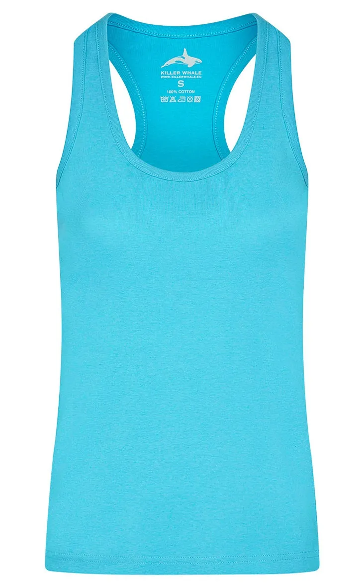 Killer Whale Cotton Tank Top Women Vest