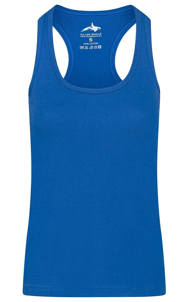 Killer Whale Cotton Tank Top Women Vest