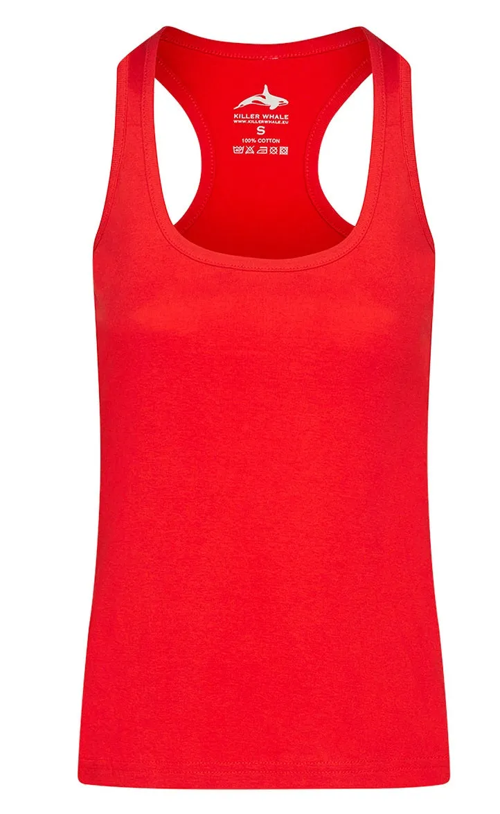 Killer Whale Cotton Tank Top Women Vest