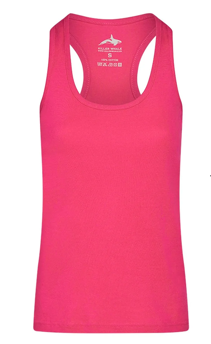 Killer Whale Cotton Tank Top Women Vest