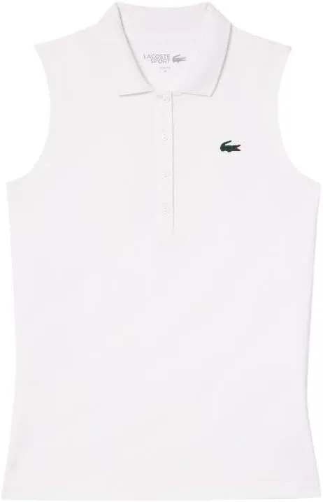 Lacoste Women's Sport Ultra Dry Slim Fit Anti-uv Stretch Golf Polo Shirt