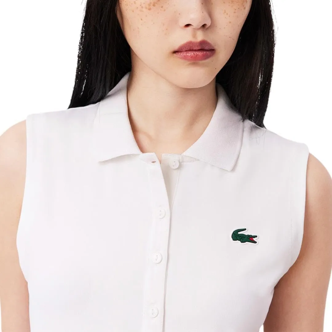 Lacoste Women's Sport Ultra Dry Slim Fit Anti-uv Stretch Golf Polo Shirt
