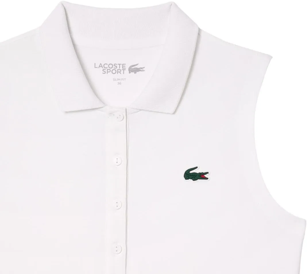 Lacoste Women's Sport Ultra Dry Slim Fit Anti-uv Stretch Golf Polo Shirt