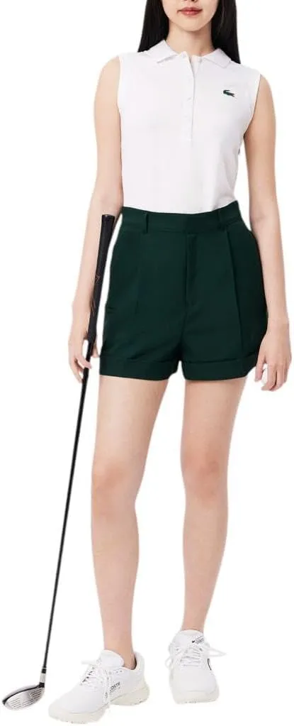 Lacoste Women's Sport Ultra Dry Slim Fit Anti-uv Stretch Golf Polo Shirt