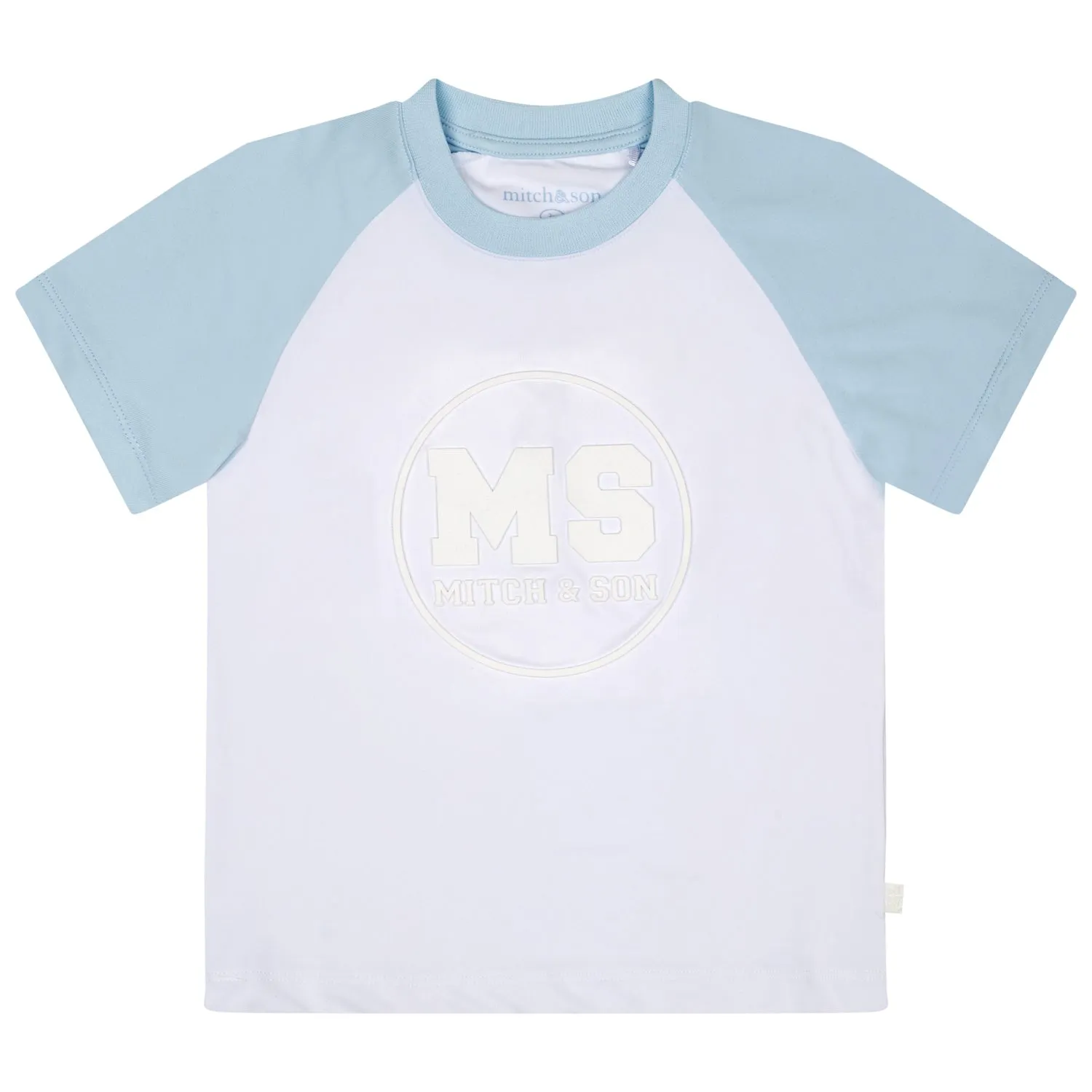 Mitch & Son - 2 piece shorts set, sand and sky blue, Tyrone
