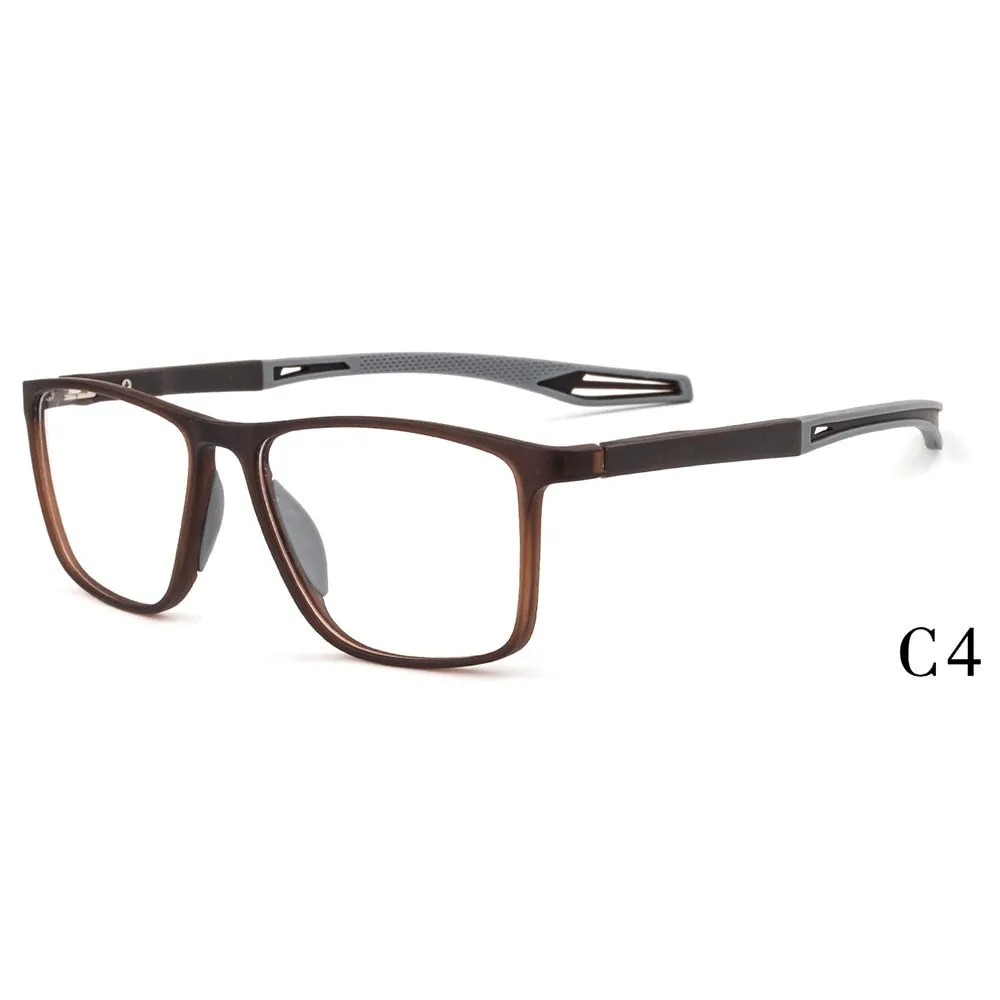 Muzz Unisex Full Rim Square Tr 90Titanium Sport Eyeglasses 1019