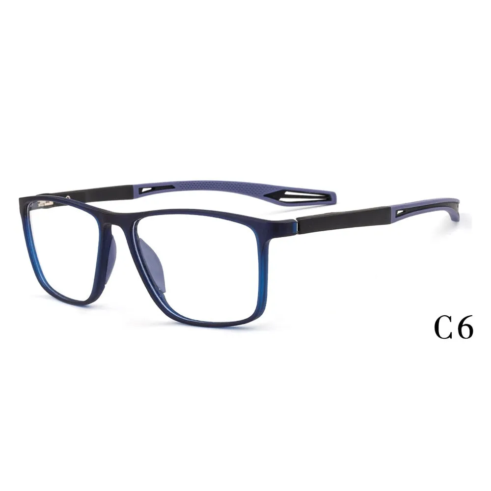 Muzz Unisex Full Rim Square Tr 90Titanium Sport Eyeglasses 1019
