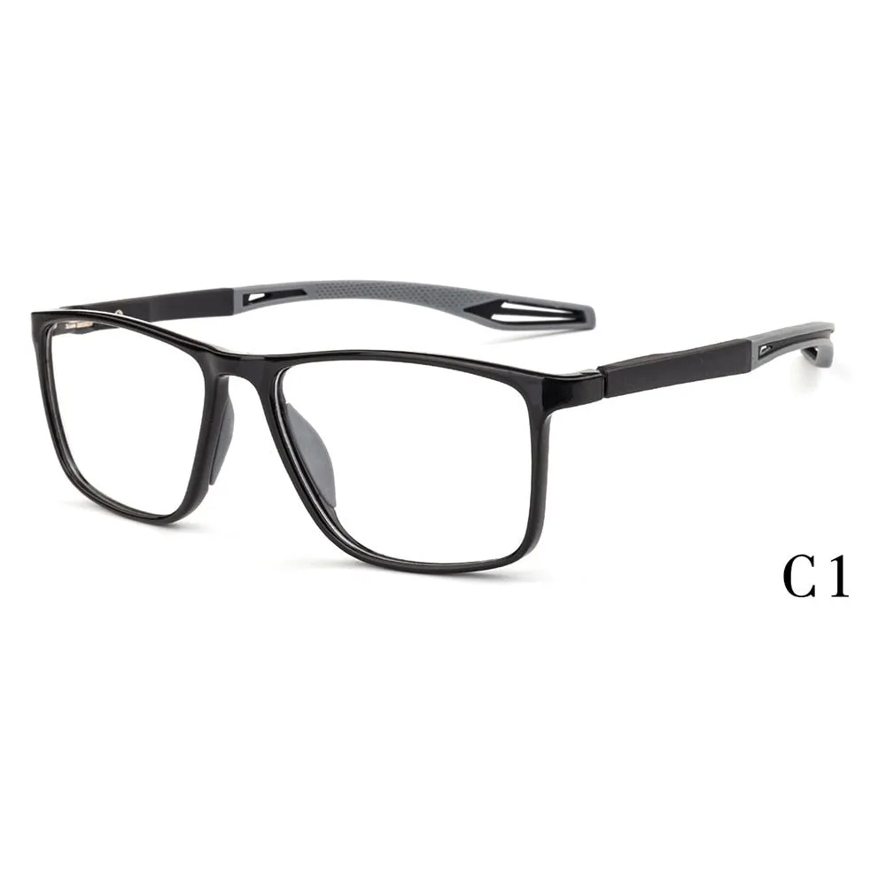 Muzz Unisex Full Rim Square Tr 90Titanium Sport Eyeglasses 1019