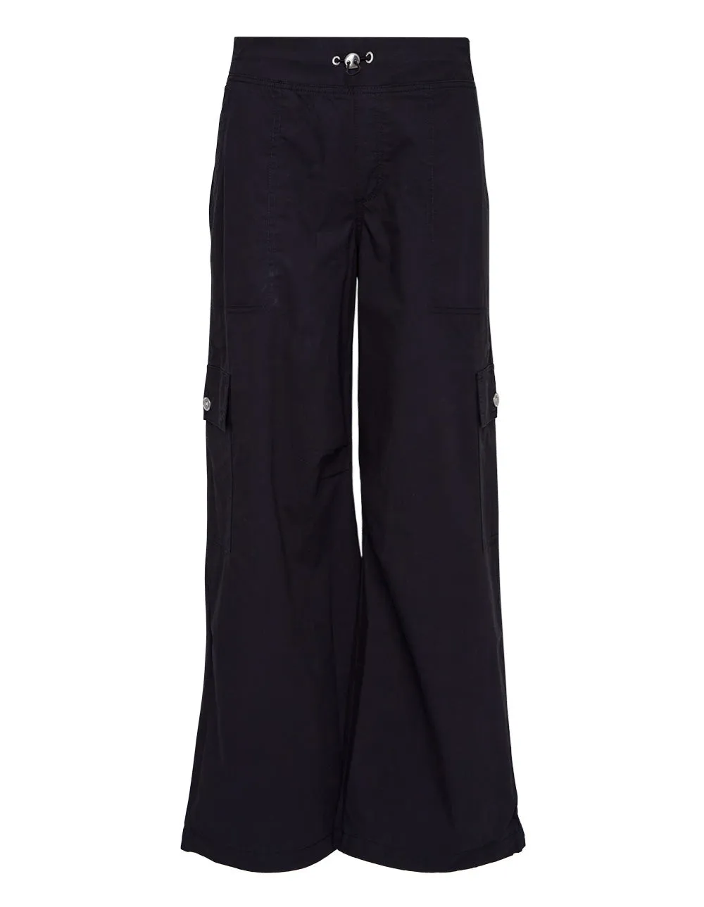 Peached Poplin Knit Waistband Pants