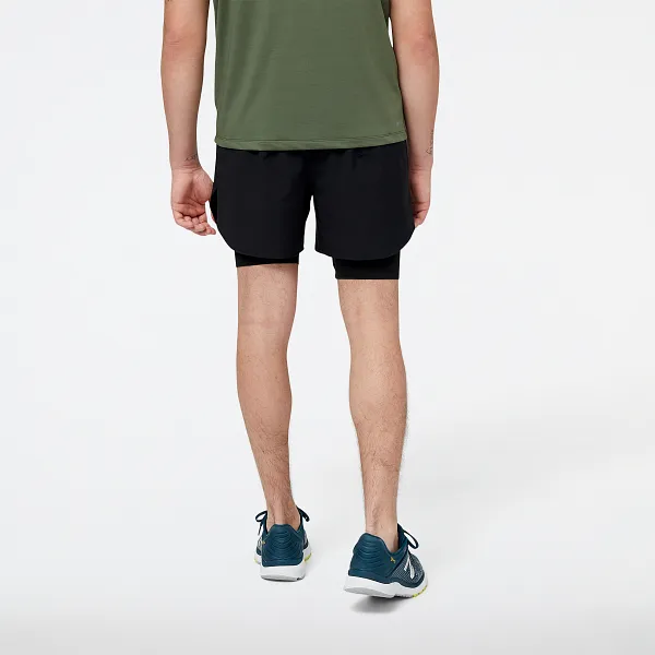 Q Speed 5" 2 in 1 Short | Black