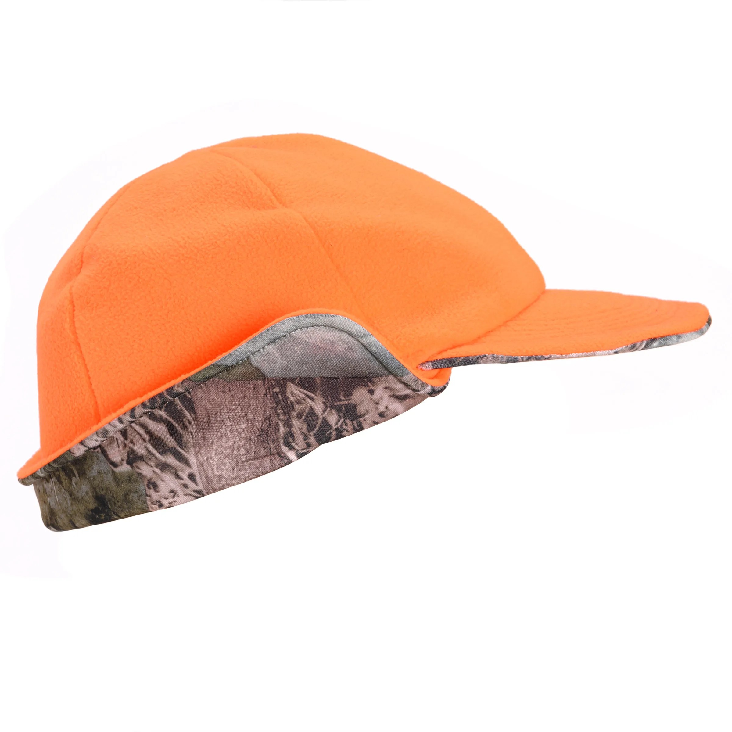 Reversible Spandex/Fleece Visor Cap