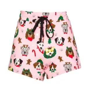 Santa Pups Sleep Shorts