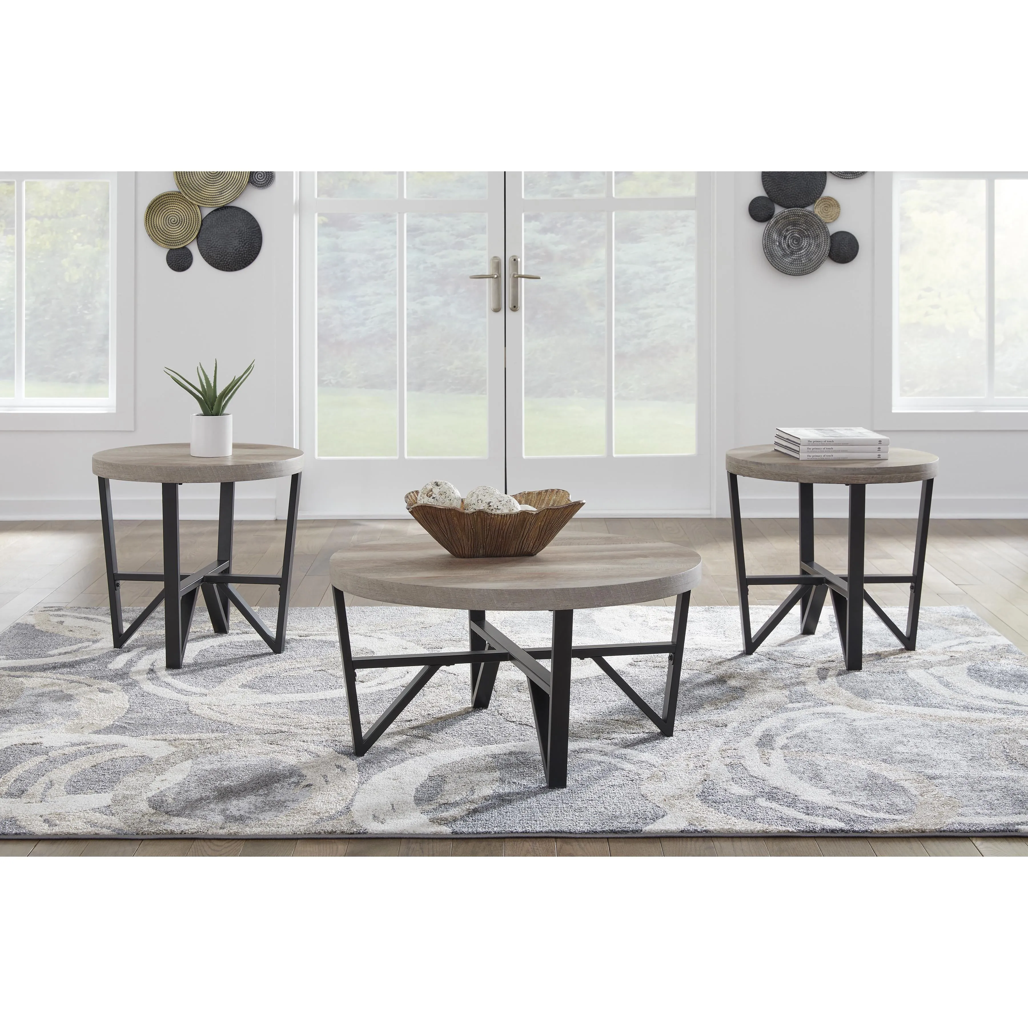 Signature Design by Ashley Deanlee Occasional Table Set T235-13
