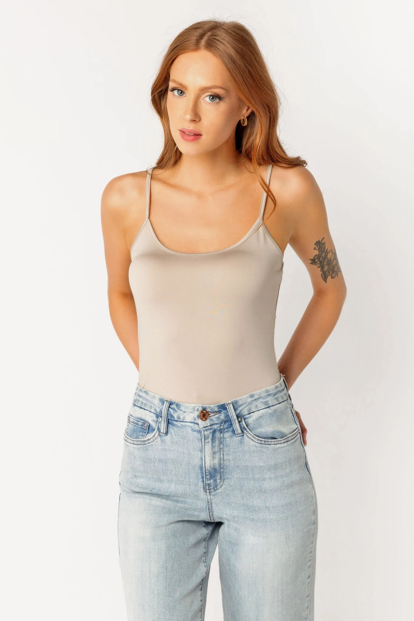 Spandex Cami with Adjustable Straps