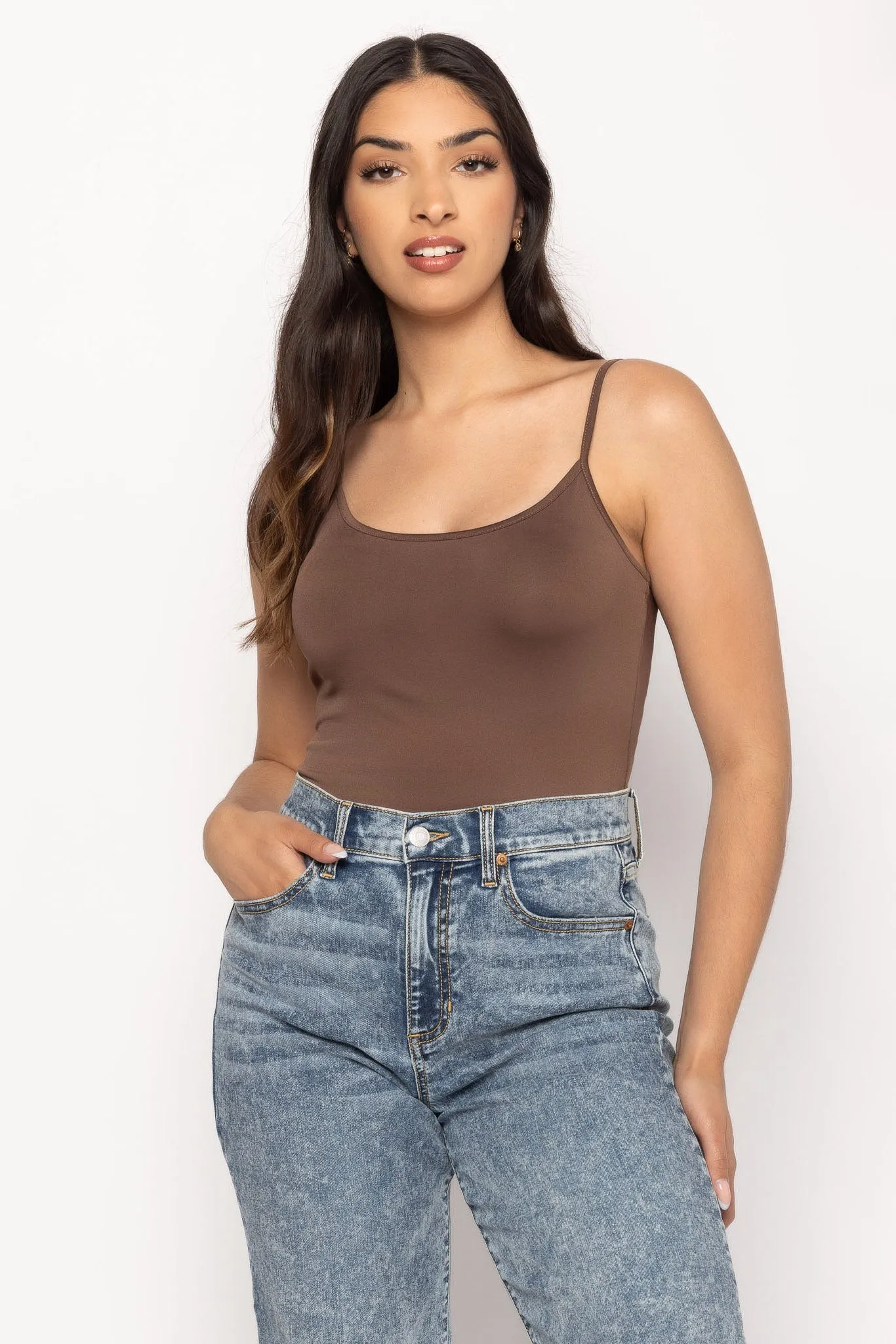Spandex Cami with Adjustable Straps