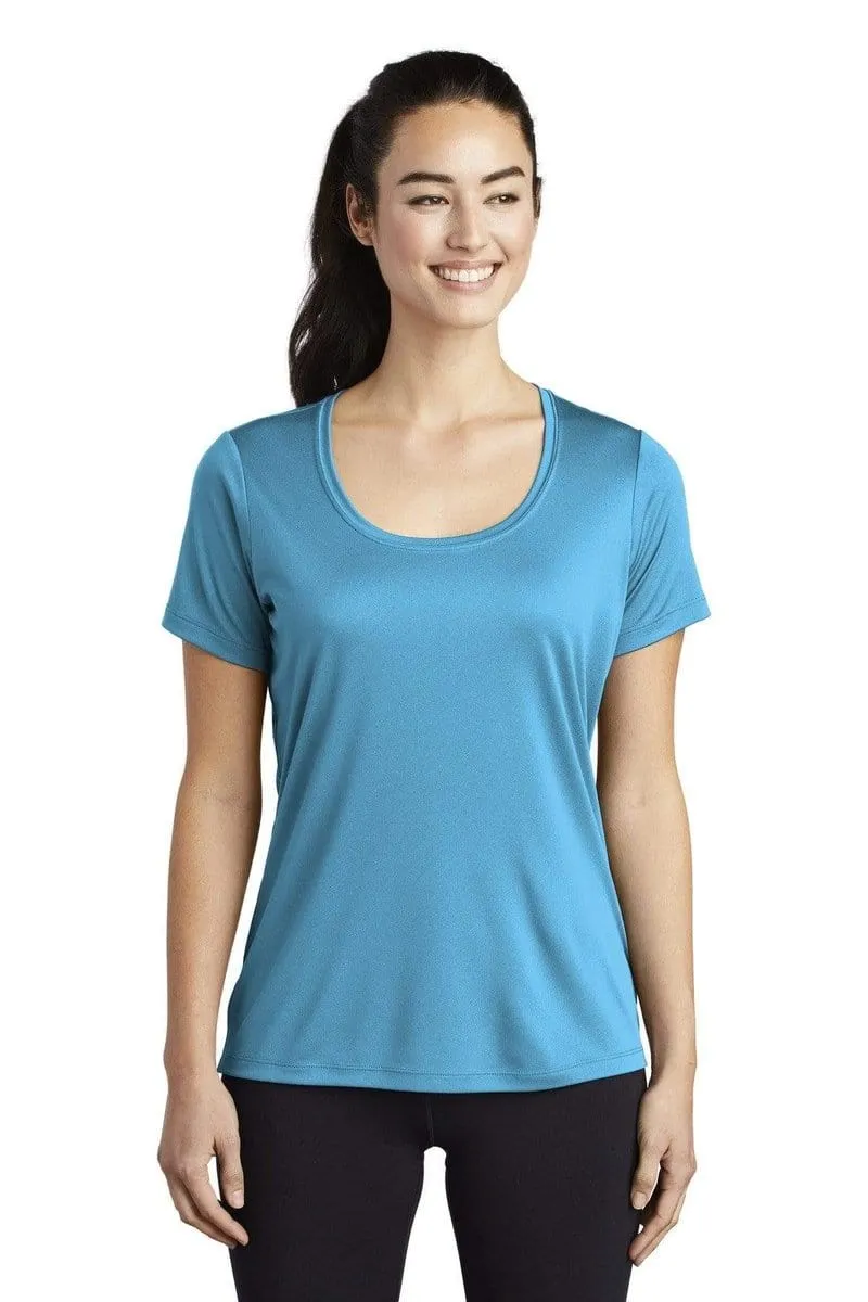 Sport-Tek Ladies Posi-UV Pro Scoop Neck Tee. LST420