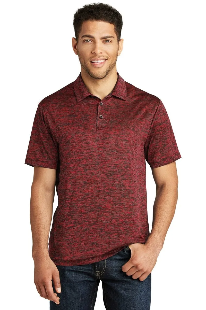 Sport-Tek ST590: PosiCharge Electric Heather Polo