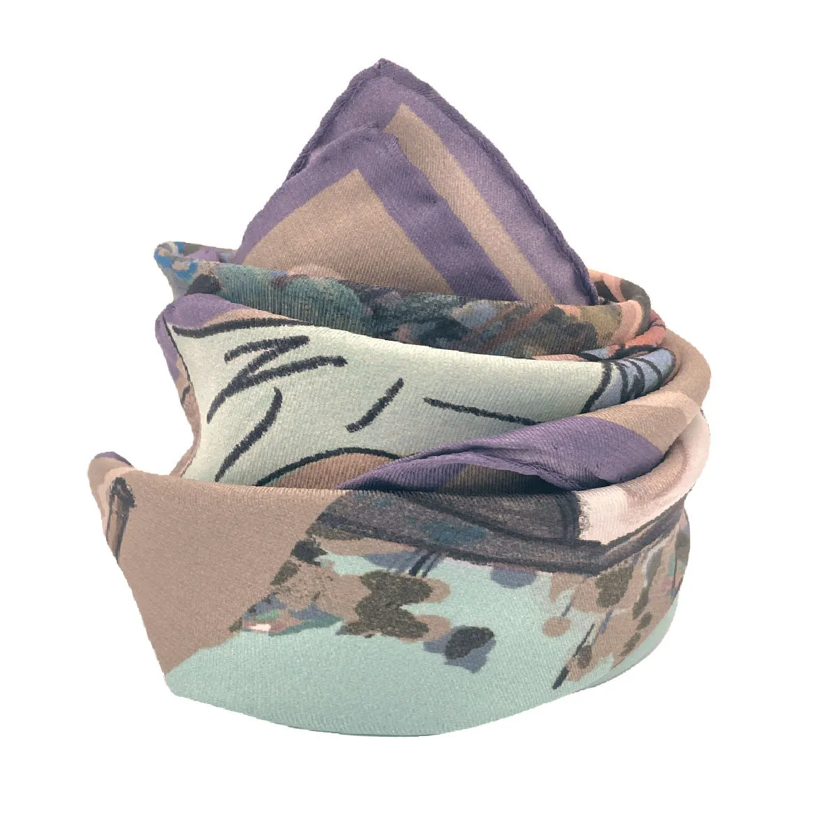 Tennis pink silk scarf 90