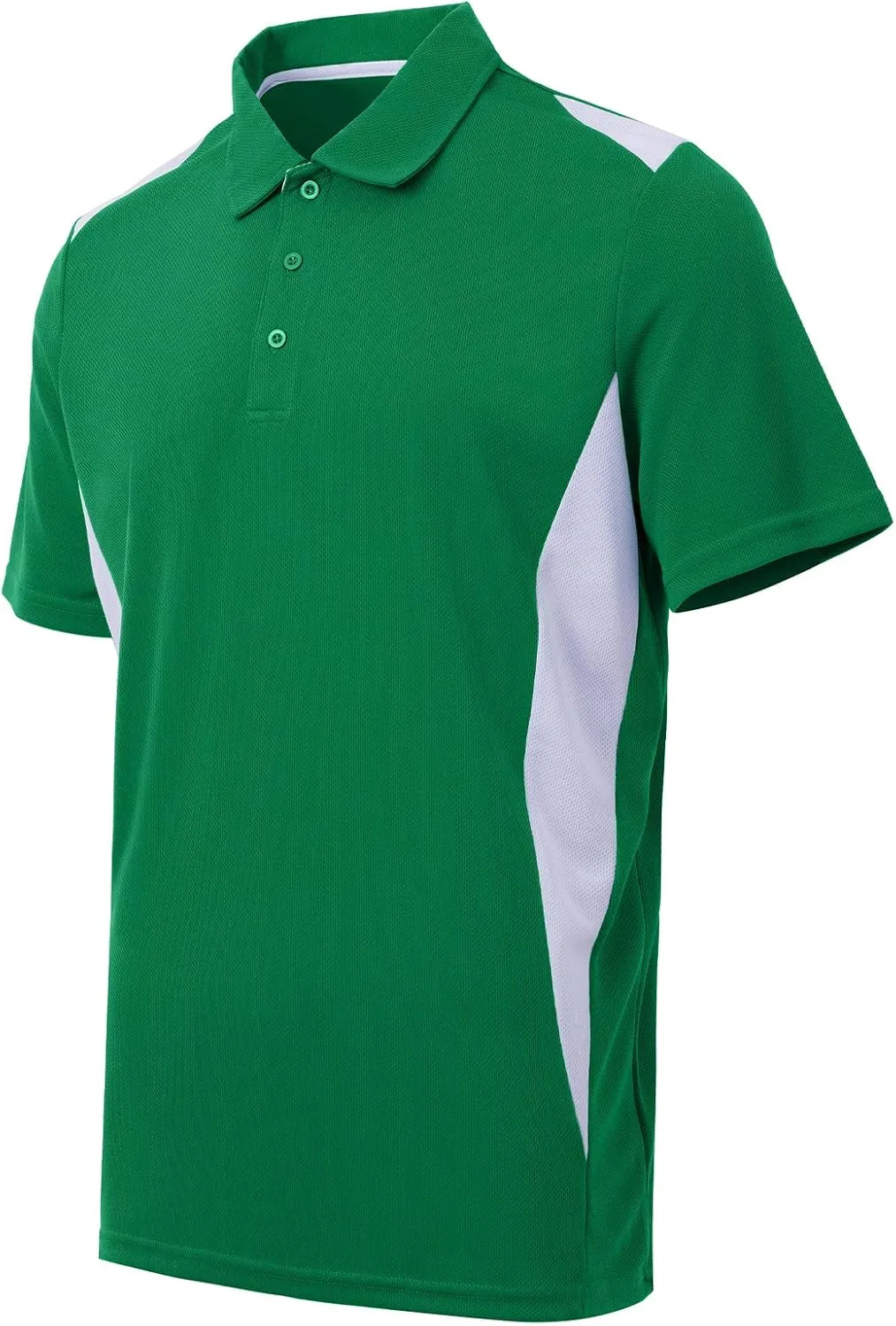 TIHEEN Men's Golf Polo Shirts,Short Sleeve Moisture Wicking Performance Polo Shirts