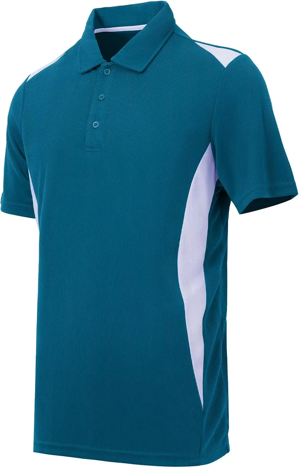 TIHEEN Men's Golf Polo Shirts,Short Sleeve Moisture Wicking Performance Polo Shirts