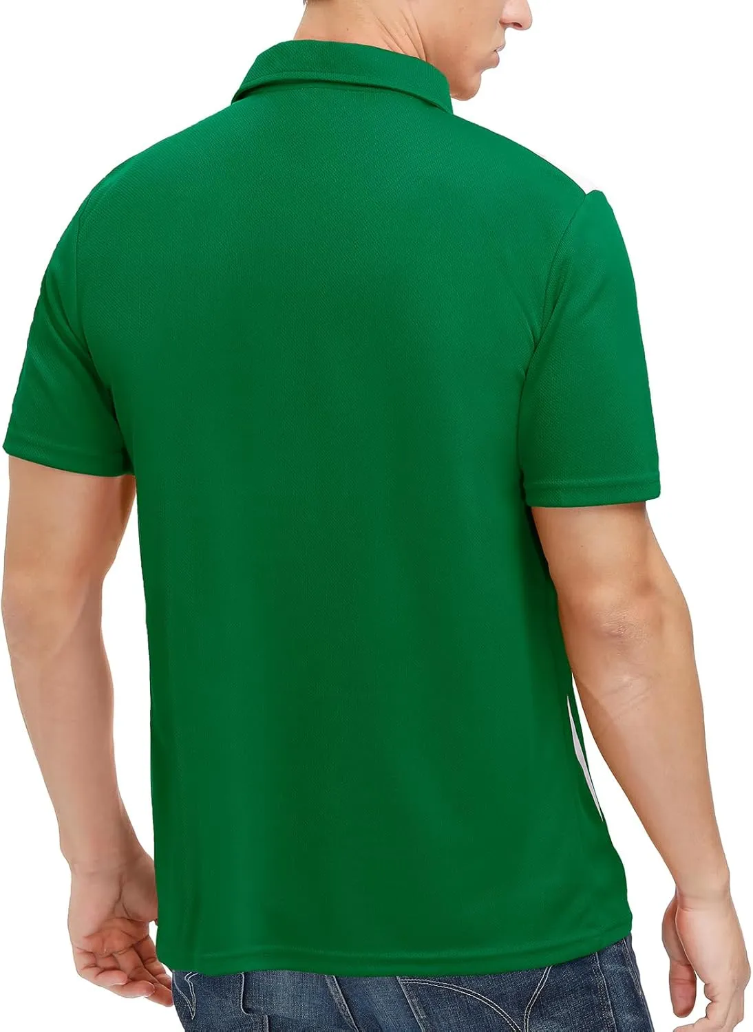 TIHEEN Men's Golf Polo Shirts,Short Sleeve Moisture Wicking Performance Polo Shirts