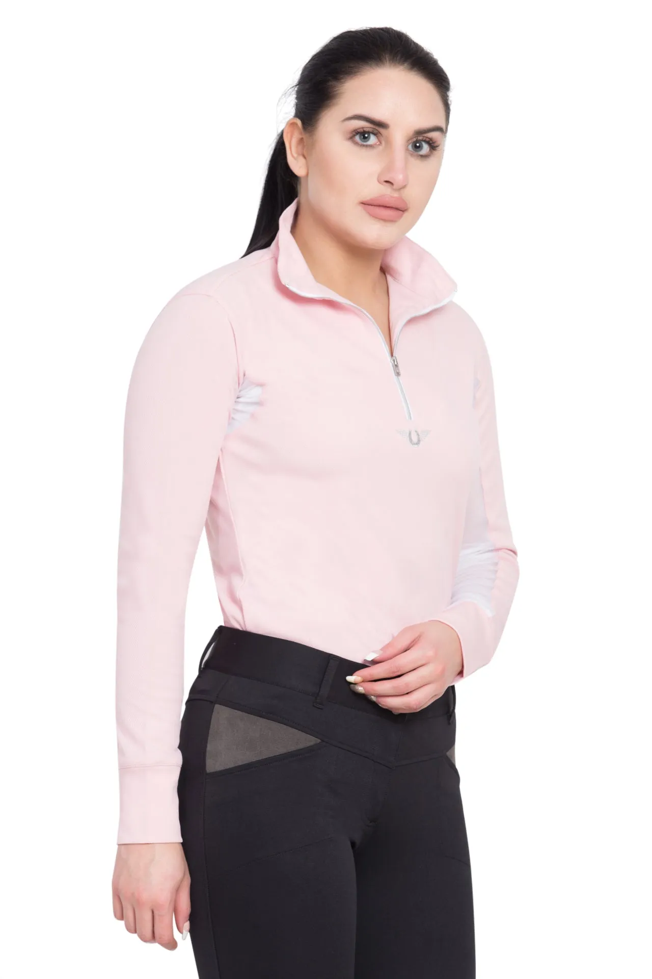 TuffRider Ladies Ventilated Technical Long Sleeve Sport Shirt