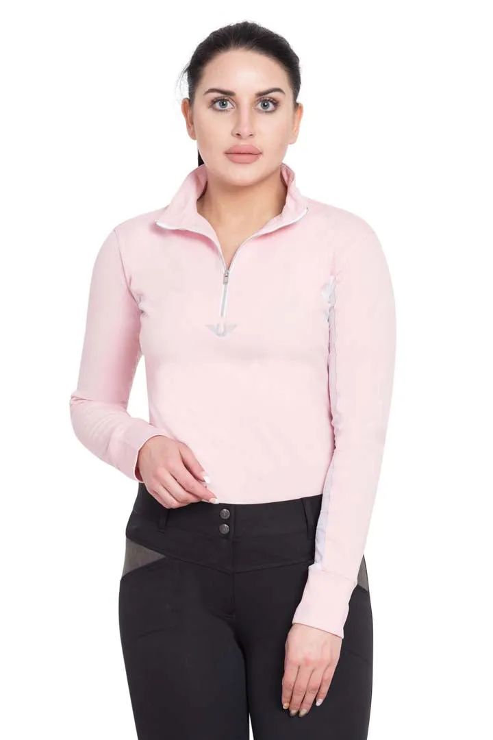 TuffRider Ladies Ventilated Technical Long Sleeve Sport Shirt