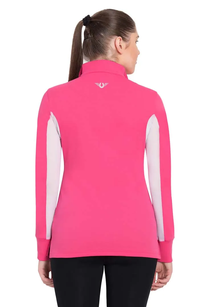 TuffRider Ladies Ventilated Technical Long Sleeve Sport Shirt