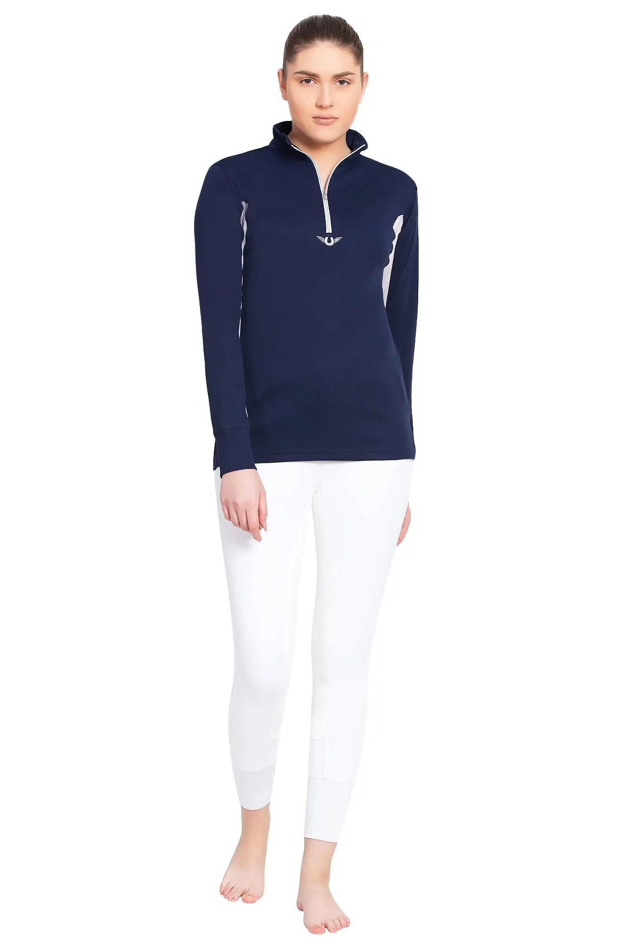 TuffRider Ladies Ventilated Technical Long Sleeve Sport Shirt
