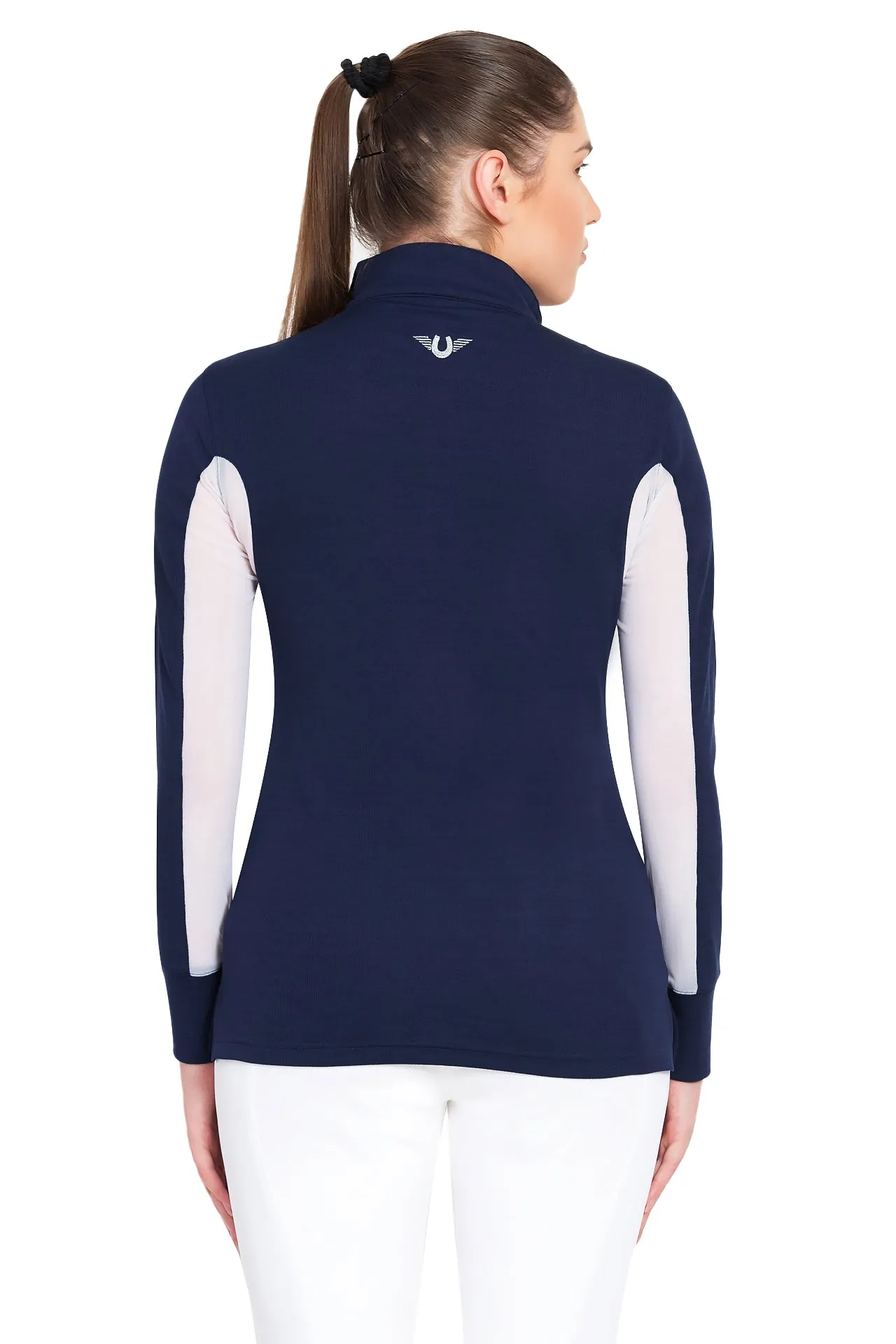 TuffRider Ladies Ventilated Technical Long Sleeve Sport Shirt
